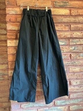 Honest Cotton Black Crinkle Pant